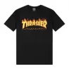 Thrasher Flame Logo T-Shirt Blk