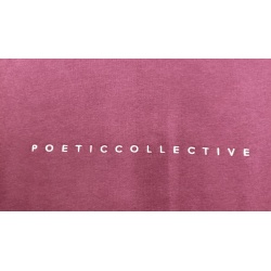 Poetic Collective Box Hoodie Bordeaux