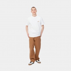 Carhartt Wip S/S American Script T-Shirt White