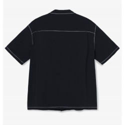 Stussy Contrast Pick Stiched Shirt Black