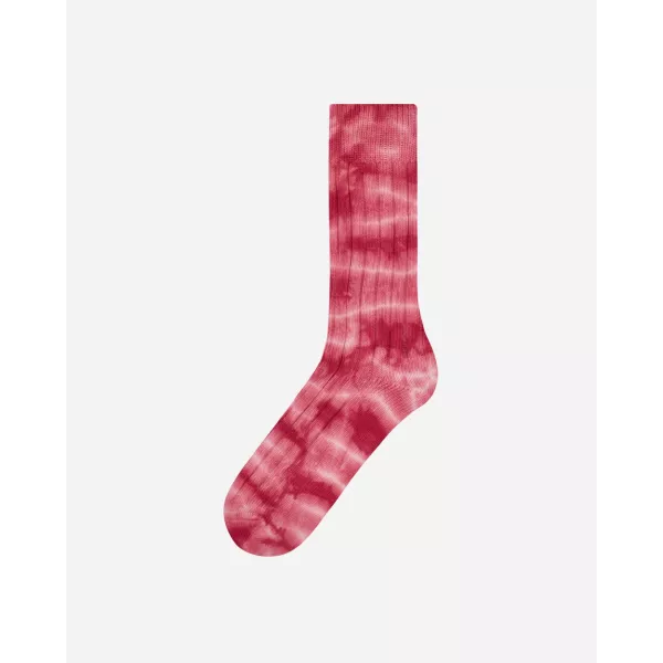 Stussy Dyed Stripe Ribbed Crew Socks Amber