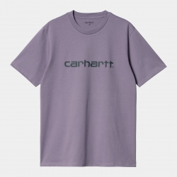 Carhartt Wip S/S Script T-Shirt Glassy Purple