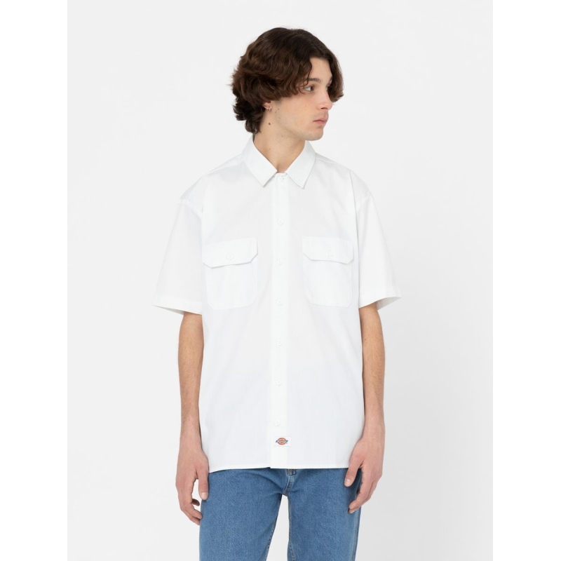 Dickies Camicia Da Lavoro A Maniche Corte White