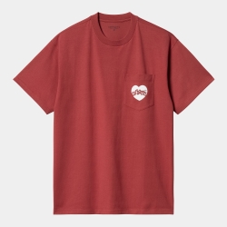 Carhartt Wip S/S Amour Pocket T-Shirt Magenta