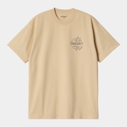 Carhartt Wip S/S Ablaze T-Shirt Beige