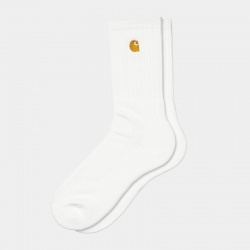 Carhartt Wip Chase Socks White/Gold